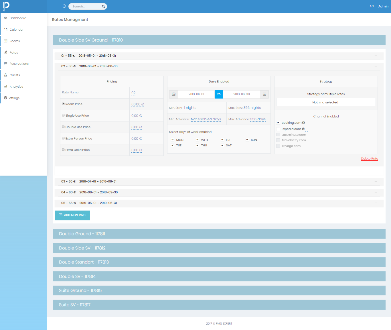 Channel manager integration